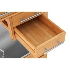 Bamboo Four Drawer Kitchen Trolley -Lifestyle Haven Shop noosa co dining bamboo four drawer kitchen trolley house of isabella uk 42933172273459