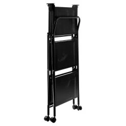 Black Rectangular Folding Kitchen Trolley 9 Black Rectangular Folding Kitchen Trolley -Lifestyle Haven Shop noosa co dining black rectangular folding kitchen trolley house of isabella uk 31006334976054