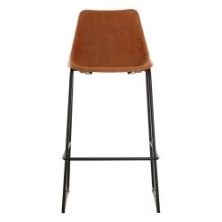 Dalston Camel Bar Stool With Black Legs
