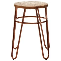 District Rose Gold Hairpin Stool