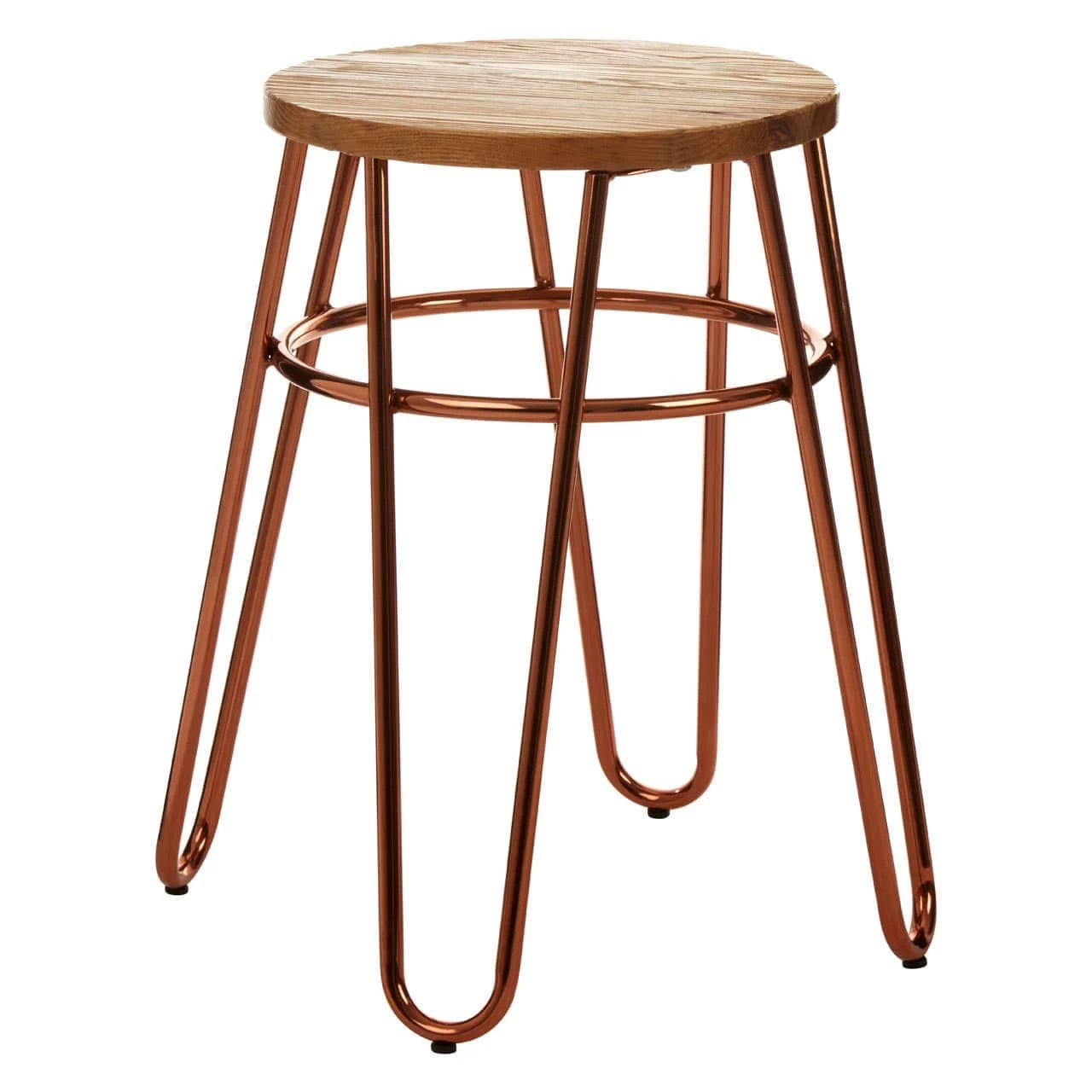 District Rose Gold Hairpin Stool 2 District Rose Gold Hairpin Stool - Image 2