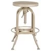 Gator Champagne Finish Adjustable Stool