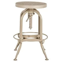 Gator Champagne Finish Adjustable Stool