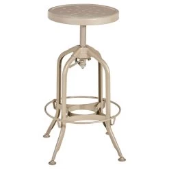 Gator Champagne Finish Adjustable Stool -Lifestyle Haven Shop noosa co dining gator champagne finish adjustable stool house of isabella uk 42933917614387