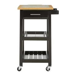 Glenn Kitchen Trolley With Granite Top