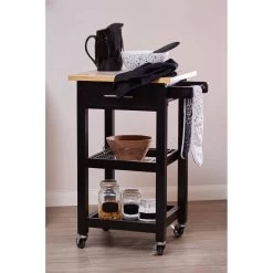 Glenn Kitchen Trolley With Granite Top -Lifestyle Haven Shop noosa co dining glenn kitchen trolley with granite top house of isabella uk 42933154349363