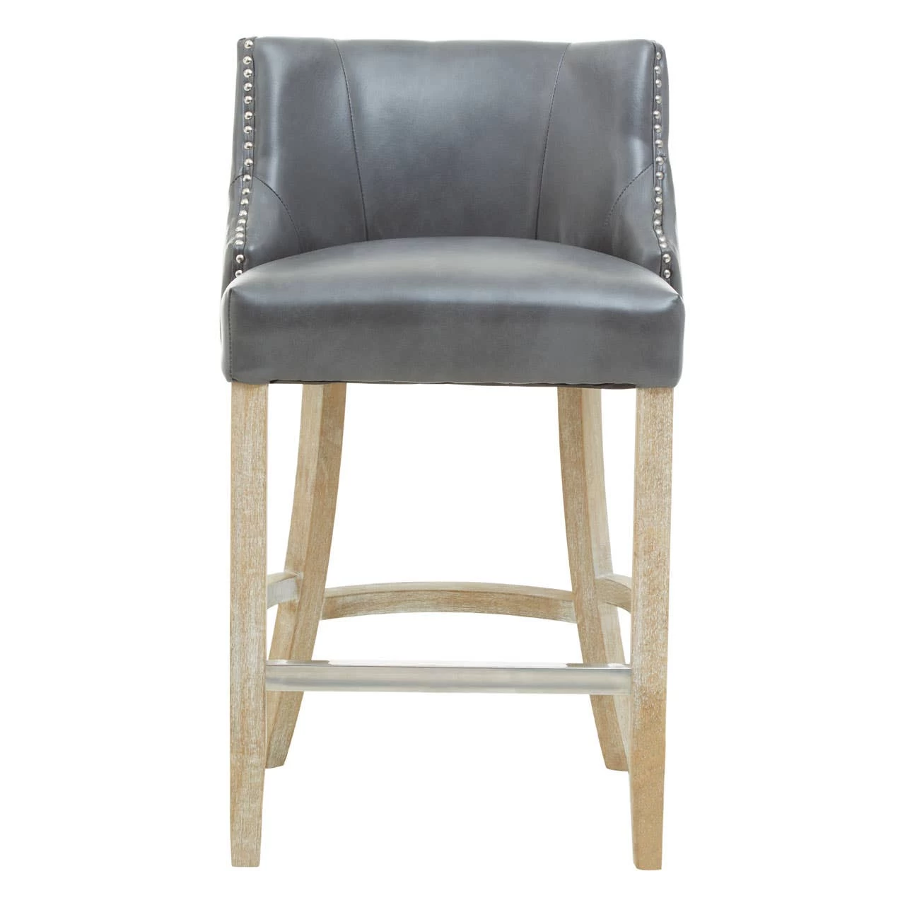 Kensington Townhouse Grey Hevea Bar Chair 2 Kensington Townhouse Grey Hevea Bar Chair - Image 2