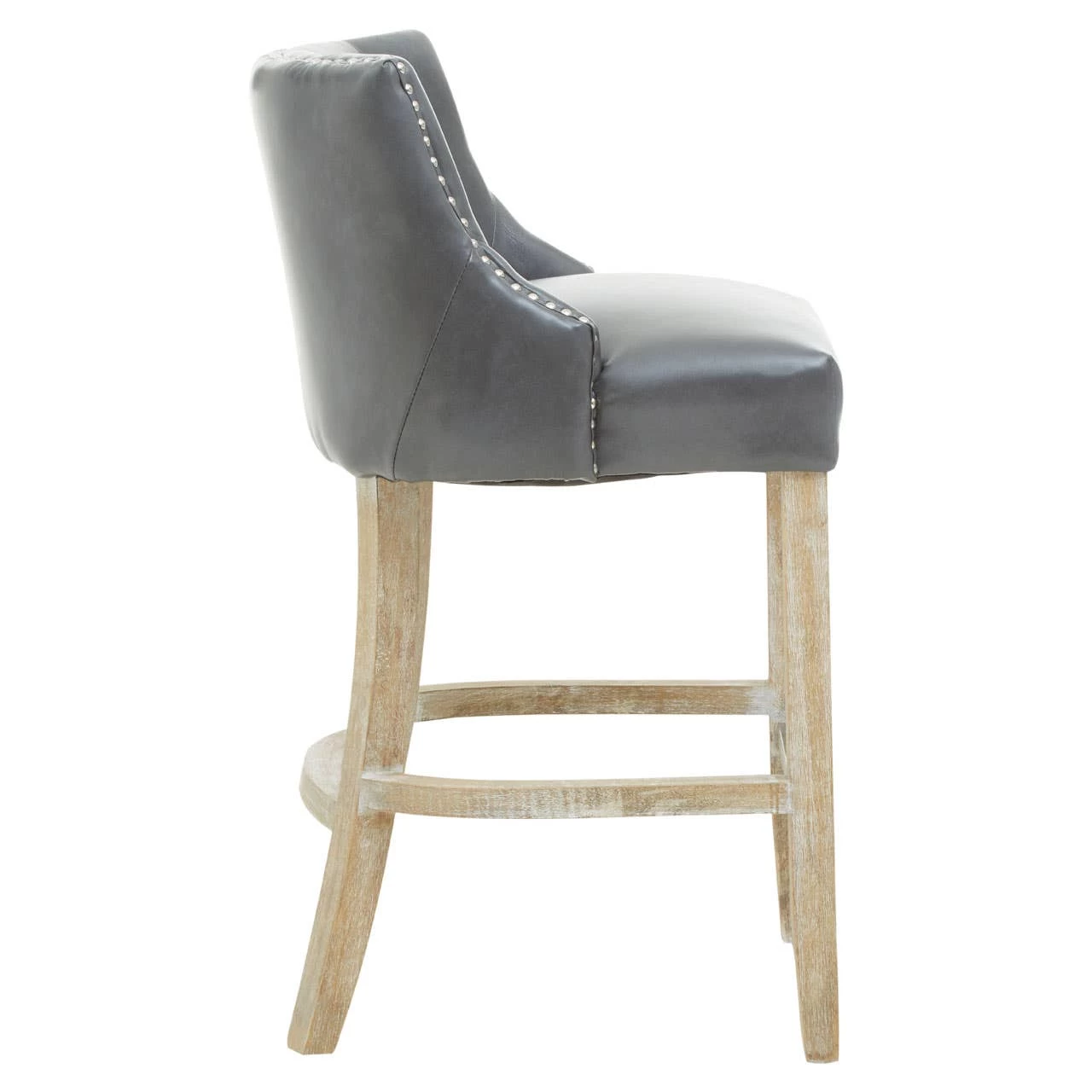 Kensington Townhouse Grey Hevea Bar Chair 3 Kensington Townhouse Grey Hevea Bar Chair - Image 3