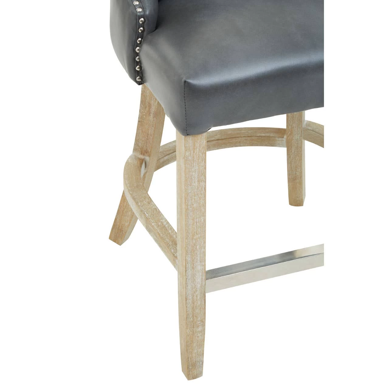 Kensington Townhouse Grey Hevea Bar Chair 10 Kensington Townhouse Grey Hevea Bar Chair - Image 10