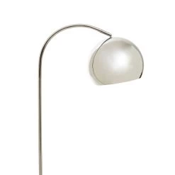 Karter Floor Chrome Finish Lamp With White Base -Lifestyle Haven Shop noosa co lighting karter floor chrome finish lamp with white base house of isabella uk 42936833245491