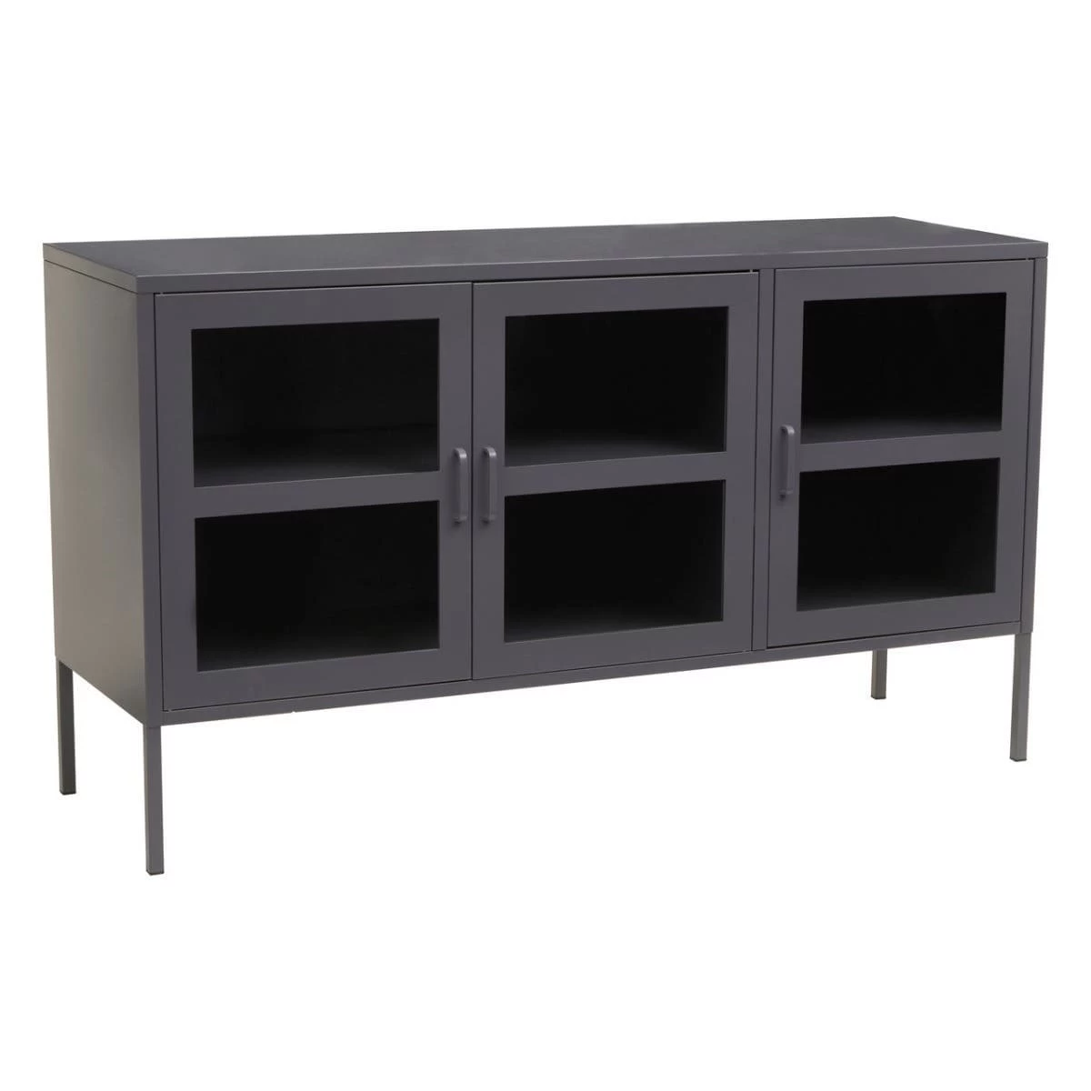 Acier Three Door Grey Sideboard 3 Acier Three Door Grey Sideboard - Image 3