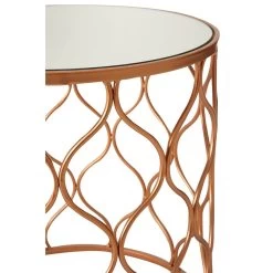 Avantis Mirrored Top Copper Tables - Set Of 2 -Lifestyle Haven Shop noosa co living avantis mirrored top copper tables set of 2 house of isabella uk 42933124890931