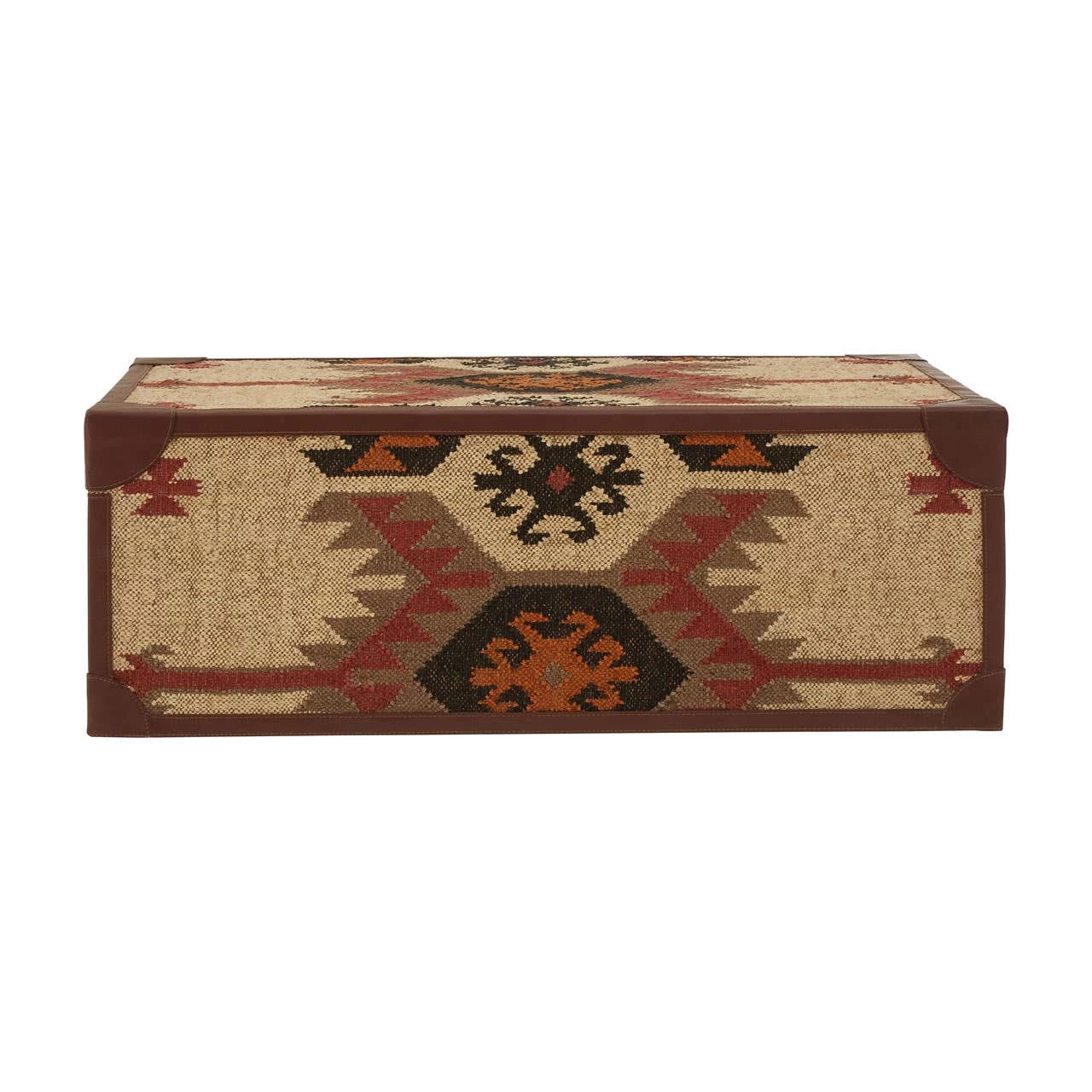 Aztec Multi Print Coffee Table Trunk 4 Aztec Multi Print Coffee Table Trunk - Image 4