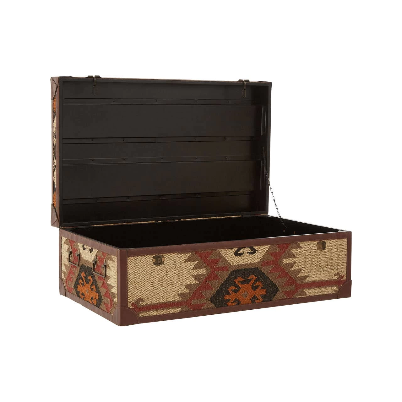 Aztec Multi Print Coffee Table Trunk 6 Aztec Multi Print Coffee Table Trunk - Image 6