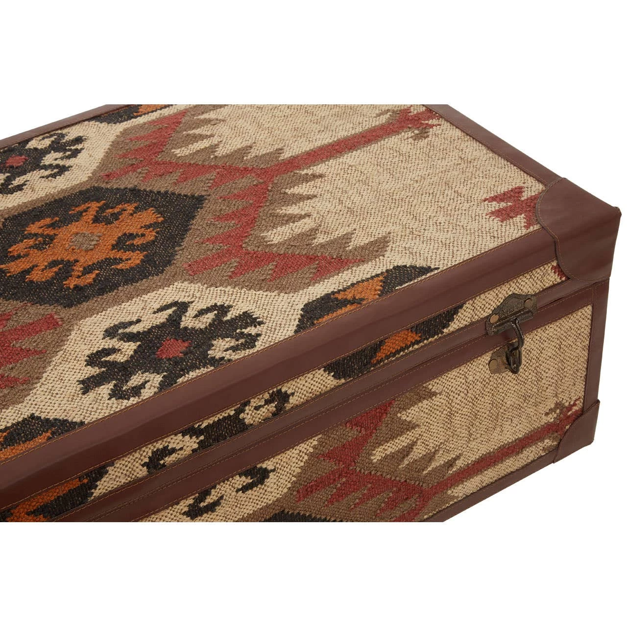 Aztec Multi Print Coffee Table Trunk 7 Aztec Multi Print Coffee Table Trunk - Image 7