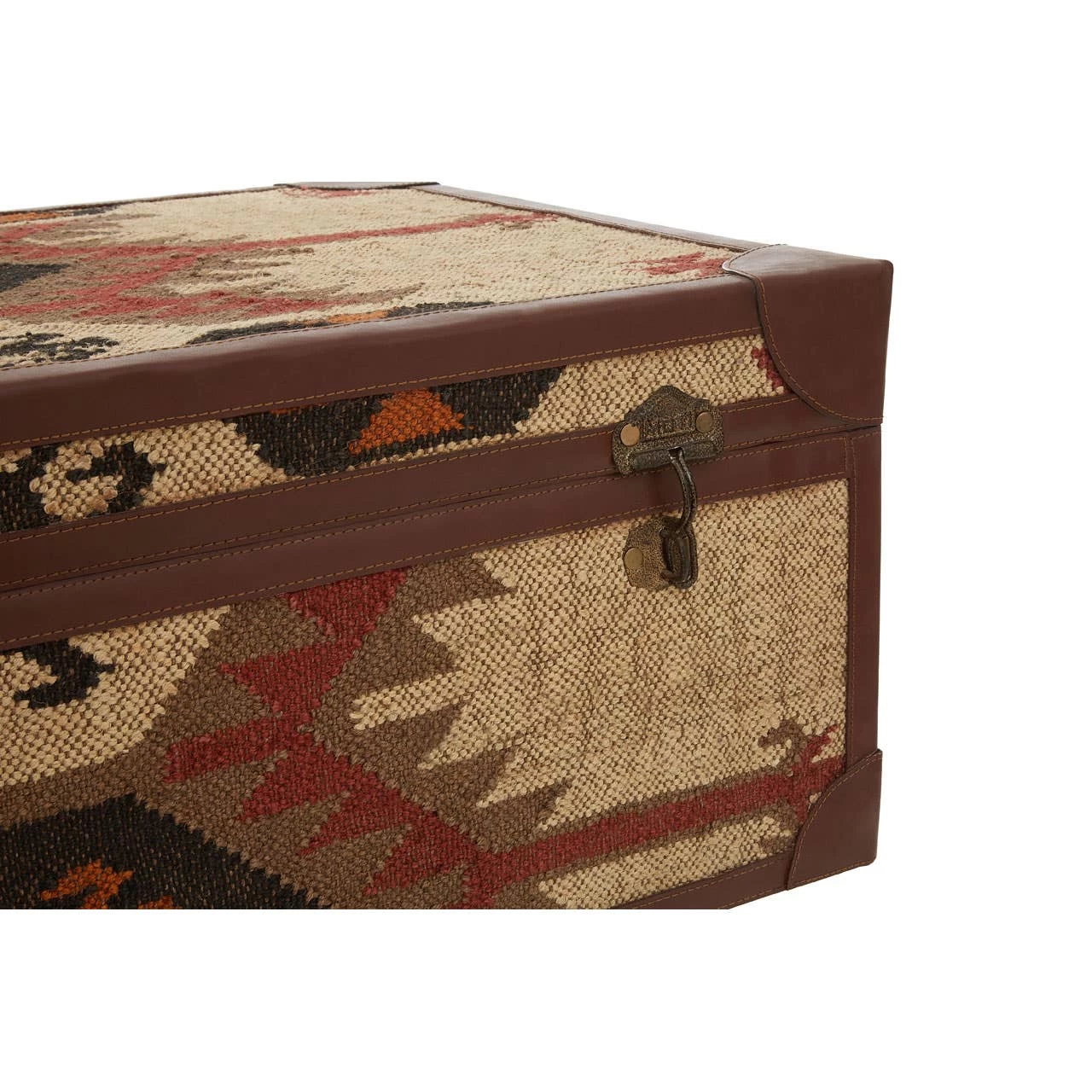 Aztec Multi Print Coffee Table Trunk 8 Aztec Multi Print Coffee Table Trunk - Image 8