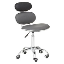 Black Pu Home Office Chair