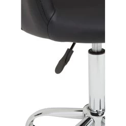 Black Pu Home Office Chair With Curved Back 13 Black Pu Home Office Chair With Curved Back -Lifestyle Haven Shop noosa co living black pu home office chair with curved back house of isabella uk 42934016344371