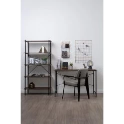 Bradbury Five Tier Dark Oak Shelf Unit 17 Bradbury Five Tier Dark Oak Shelf Unit -Lifestyle Haven Shop noosa co living bradbury five tier dark oak shelf unit house of isabella uk 42934124806451