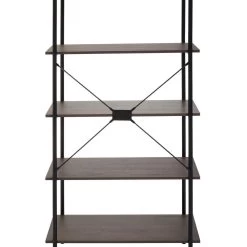 Bradbury Five Tier Dark Oak Shelf Unit 23 Bradbury Five Tier Dark Oak Shelf Unit -Lifestyle Haven Shop noosa co living bradbury five tier dark oak shelf unit house of isabella uk 42934125003059