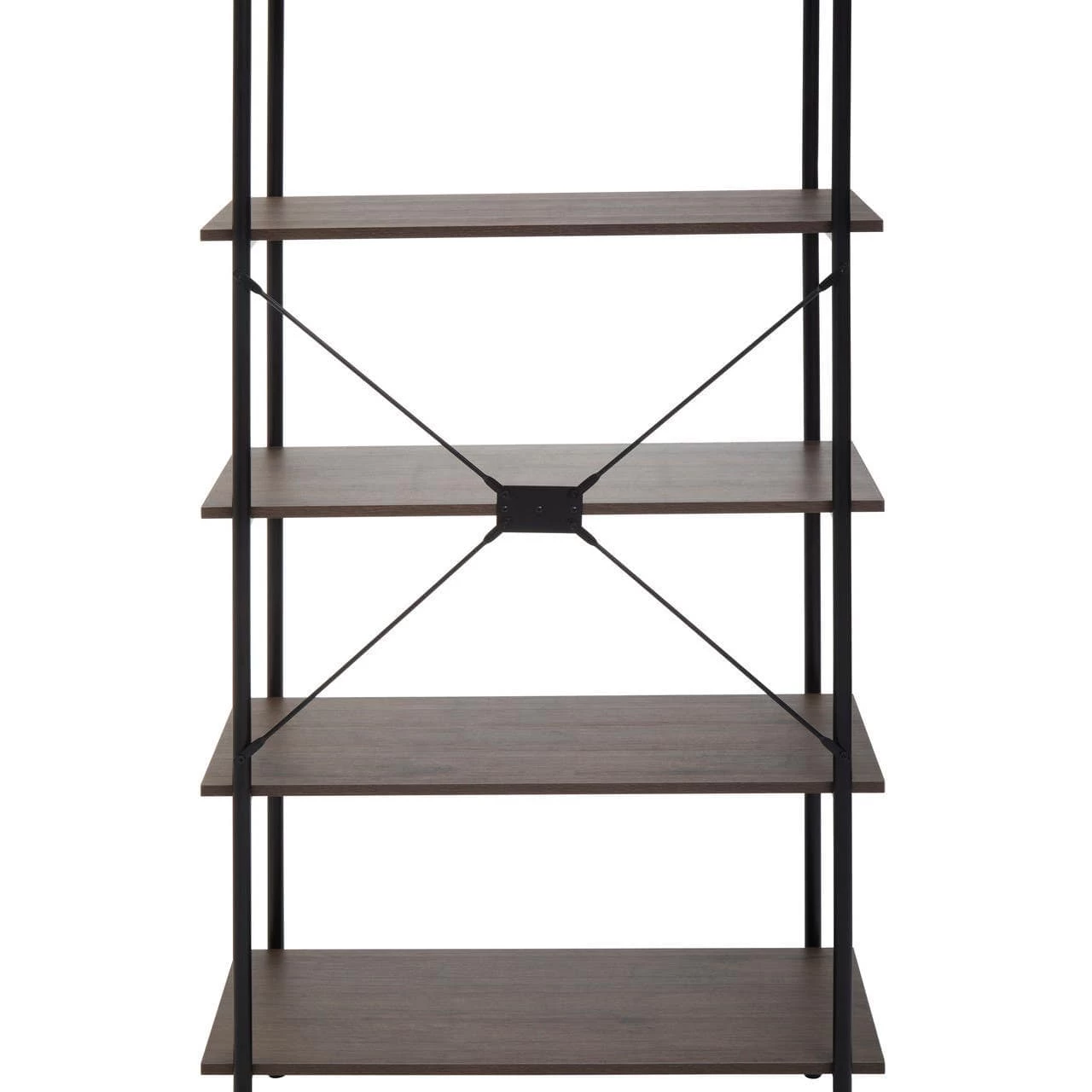 Bradbury Five Tier Dark Oak Shelf Unit 12 Bradbury Five Tier Dark Oak Shelf Unit - Image 12