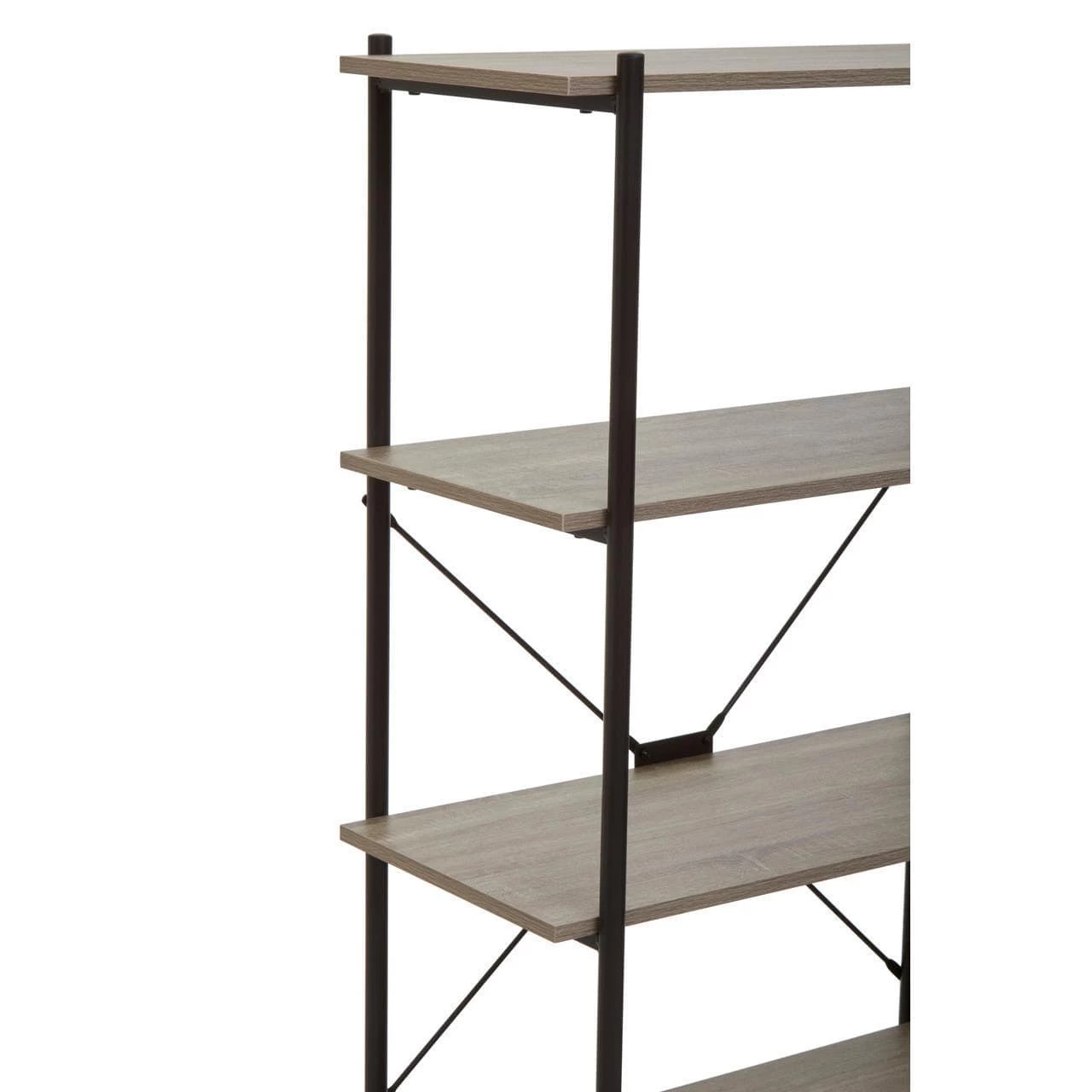 Bradbury Five Tier Grey Oak Shelf Unit 6 Bradbury Five Tier Grey Oak Shelf Unit - Image 6