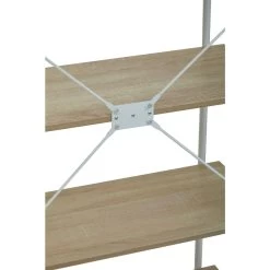 Bradbury Five Tier Natural Oak Shelf Unit -Lifestyle Haven Shop noosa co living bradbury five tier natural oak shelf unit house of isabella uk 42934130377011