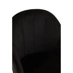 Brent Black Velvet And Gold Base Home Office Chair -Lifestyle Haven Shop noosa co living brent black velvet and gold base home office chair house of isabella uk 42934601744691