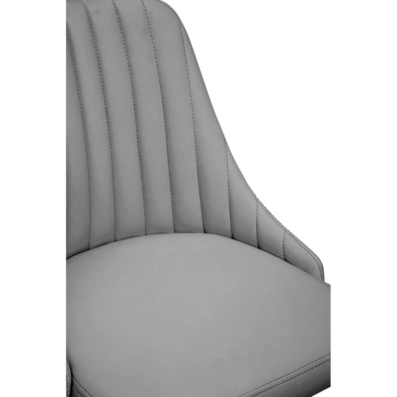 Brent Grey Leather Effect Home Office Chair 10 Brent Grey Leather Effect Home Office Chair - Image 10