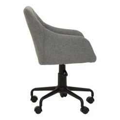 Brent Tufted Grey And Black Home Office Chair -Lifestyle Haven Shop noosa co living brent tufted grey and black home office chair house of isabella uk 42934615114035