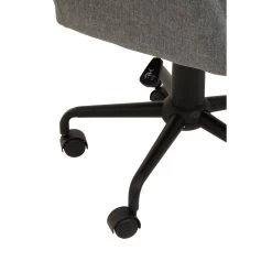 Brent Tufted Grey And Black Home Office Chair -Lifestyle Haven Shop noosa co living brent tufted grey and black home office chair house of isabella uk 42934615277875