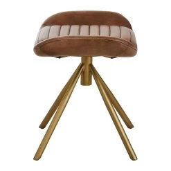 Buffalo Brown Leather Foot Stool -Lifestyle Haven Shop noosa co living buffalo brown leather foot stool house of isabella uk 42939274166579