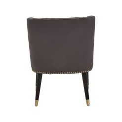 Doucet Stone Grey Chair With Black Legs -Lifestyle Haven Shop noosa co living doucet stone grey chair with black legs house of isabella uk 42938904903987