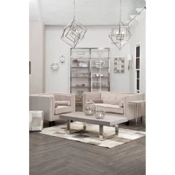 Felisa 2 Seat Mink Velvet Sofa -Lifestyle Haven Shop noosa co living felisa 2 seat mink velvet sofa house of isabella uk 42933422850355