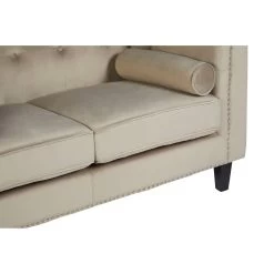 Felisa 2 Seat Mink Velvet Sofa -Lifestyle Haven Shop noosa co living felisa 2 seat mink velvet sofa house of isabella uk 42933422981427