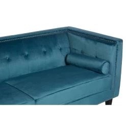Felisa 3 Seat Blue Velvet Sofa -Lifestyle Haven Shop noosa co living felisa 3 seat blue velvet sofa house of isabella uk 42933432320307