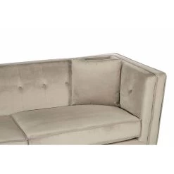 Ferris Mink Velvet 3 Seat Sofa -Lifestyle Haven Shop noosa co living ferris mink velvet 3 seat sofa house of isabella uk 42933442412851