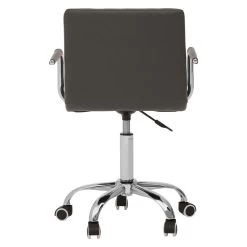Grey Home Office Chair With Swivel Base -Lifestyle Haven Shop noosa co living grey home office chair with swivel base house of isabella uk 42934026076467