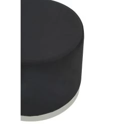 Hagen Black And Silver Round Stool 9 Hagen Black And Silver Round Stool -Lifestyle Haven Shop noosa co living hagen black and silver round stool house of isabella uk 42941324296499