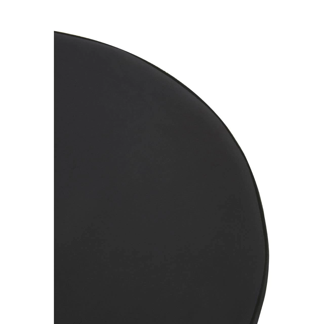 Hagen Black And Silver Round Stool 6 Hagen Black And Silver Round Stool - Image 6