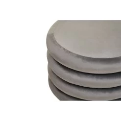 Hartford Grey Round Stool -Lifestyle Haven Shop noosa co living hartford grey round stool house of isabella uk 42938939736371