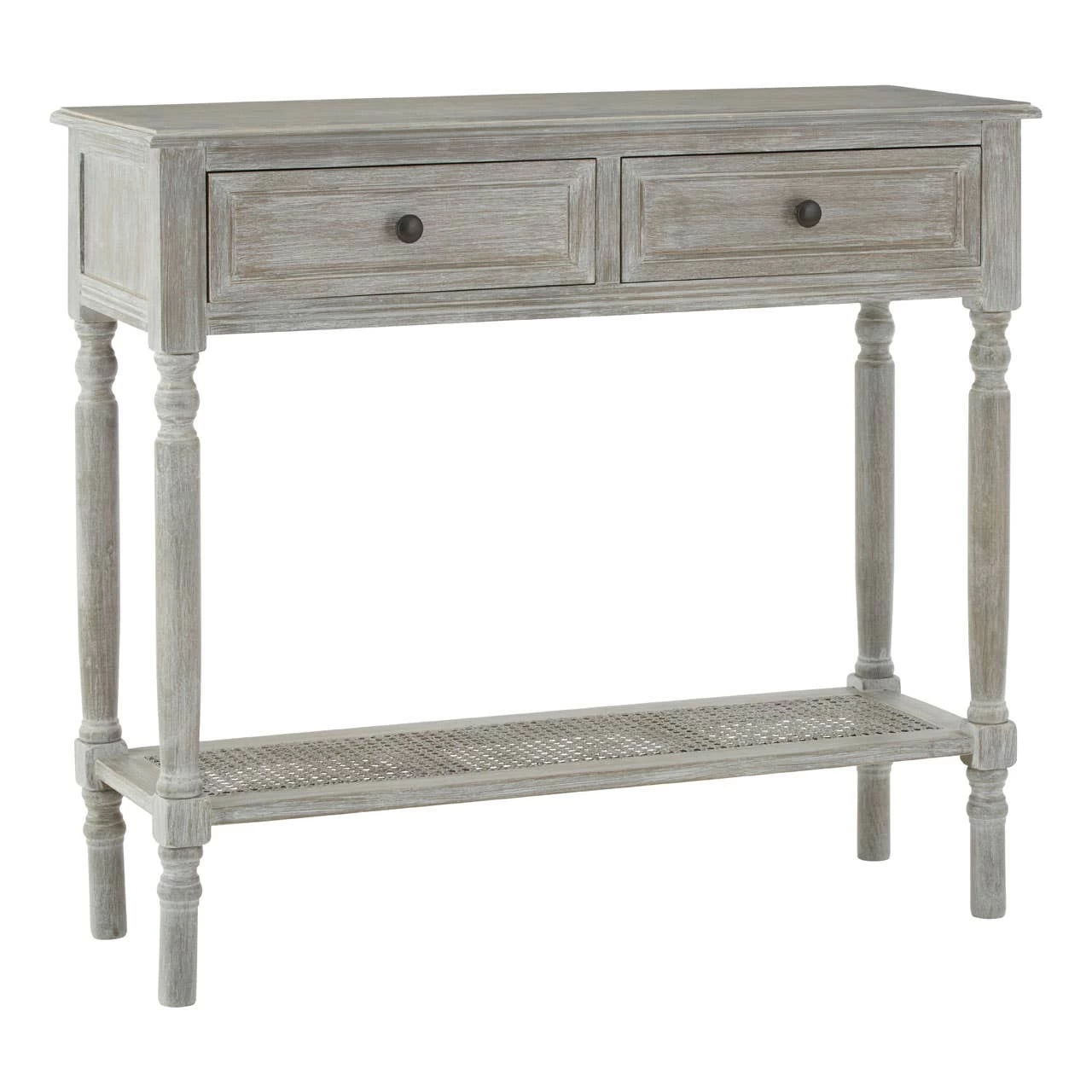 Heritage 2 Drawers Slate Grey Console Table 2 Heritage 2 Drawers Slate Grey Console Table - Image 2