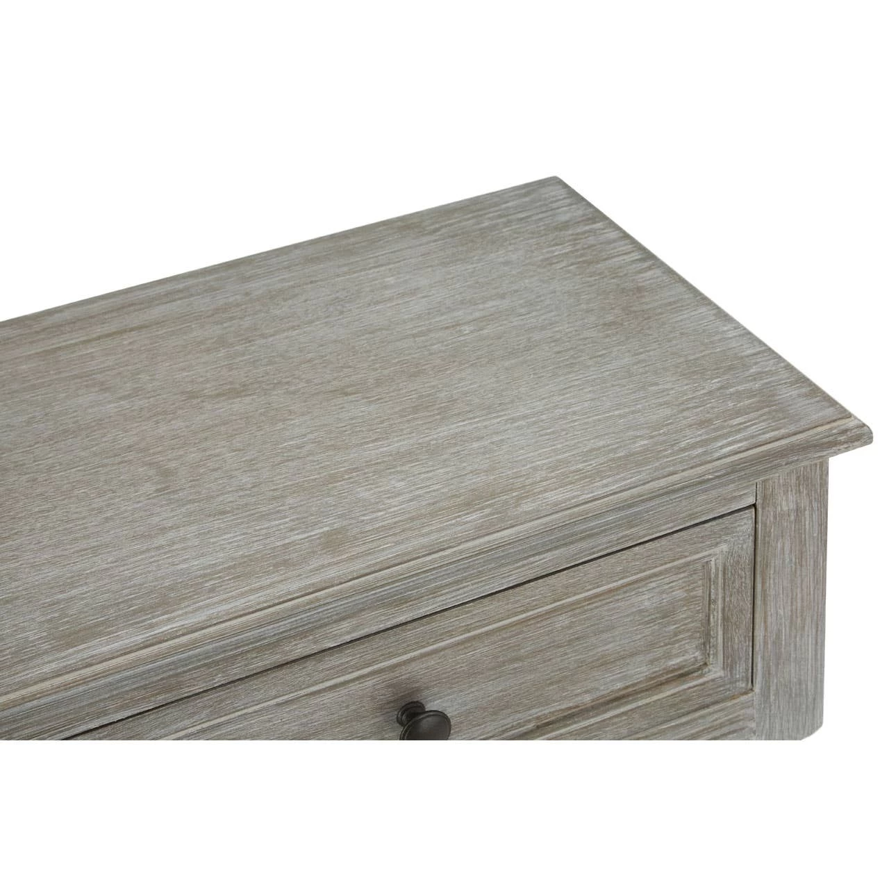 Heritage 2 Drawers Slate Grey Console Table 6 Heritage 2 Drawers Slate Grey Console Table - Image 6