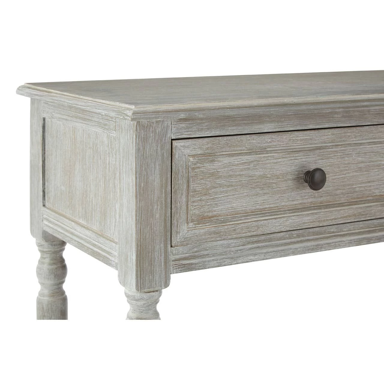 Heritage 2 Drawers Slate Grey Console Table 7 Heritage 2 Drawers Slate Grey Console Table - Image 7