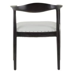 Kendari Chair With Grey Plain Cow Leather 9 Kendari Chair With Grey Plain Cow Leather -Lifestyle Haven Shop noosa co living kendari chair with grey plain cow leather house of isabella uk 42937698124083