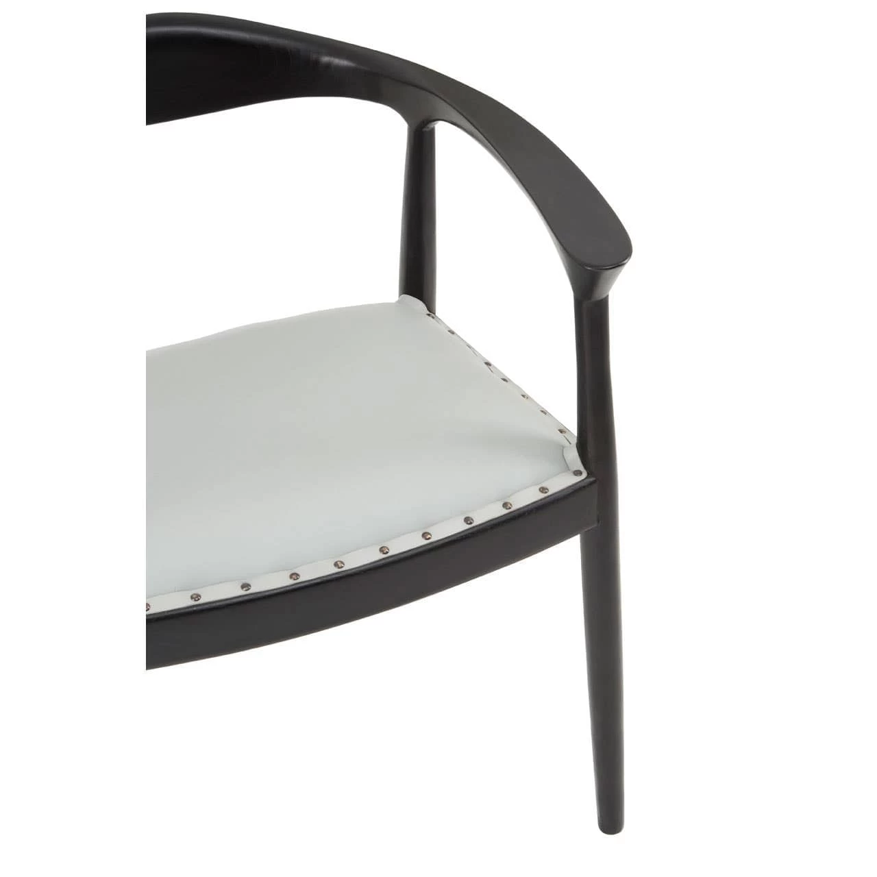 Kendari Chair With Grey Plain Cow Leather 6 Kendari Chair With Grey Plain Cow Leather - Image 6