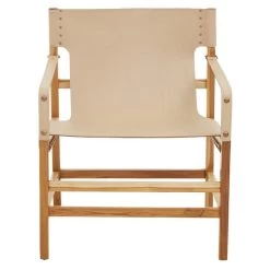 Kendari Cream Leather And Teak Wood Chair -Lifestyle Haven Shop noosa co living kendari cream leather and teak wood chair house of isabella uk 42938548879667