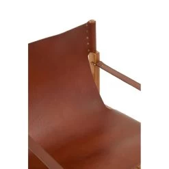 Kendari Light Brown Leather And Light Teak Wood Chair -Lifestyle Haven Shop noosa co living kendari light brown leather and light teak wood chair house of isabella uk 42938530431283