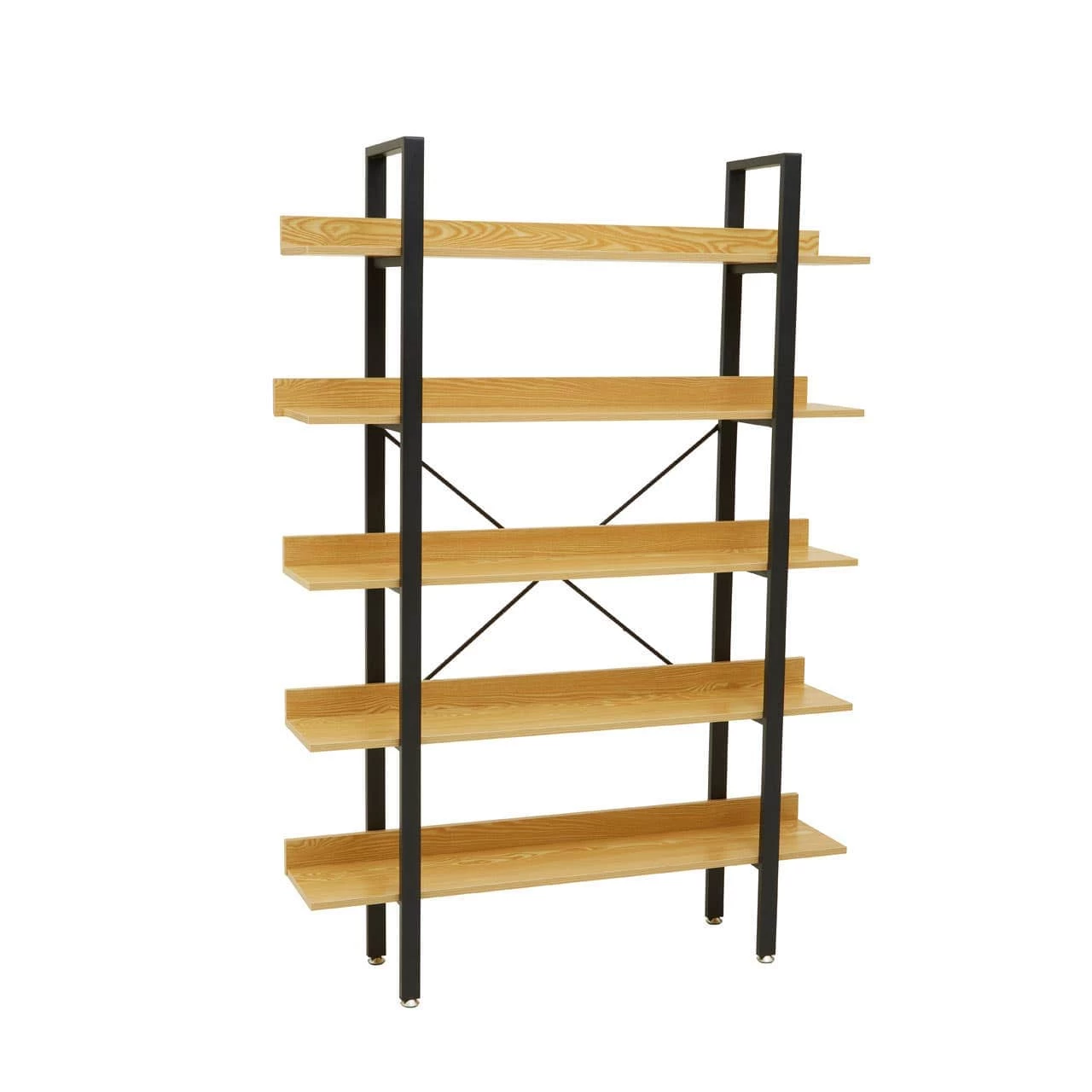 Laxton 5 Tier Light Yellow Shelf Unit 9 Laxton 5 Tier Light Yellow Shelf Unit - Image 9