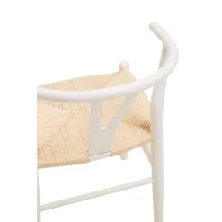 Lyon Wishbone Antique White Chair -Lifestyle Haven Shop noosa co living lyon wishbone antique white chair house of isabella uk 42938424394035